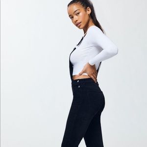 NWT Corduroy Black Overalls - Size 27